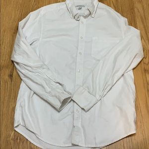 White Button Up Long Sleeve